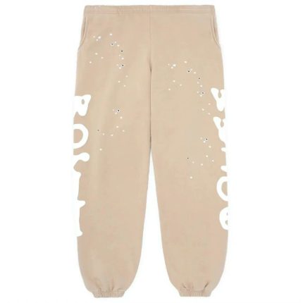 Sp5der Beluga Sweatpants Light Brown